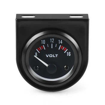 Авто Волтметър 52 мм Модификация на Автомобила е Част от Авто Аксесоари Състезателни Универсален Измерител на Напрежение За Полагане на автомобили
