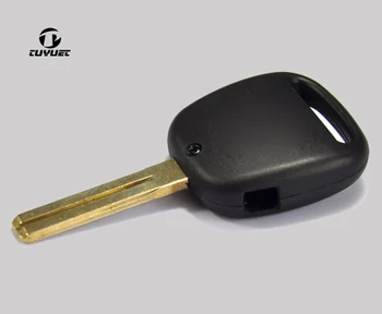 Определяне на своята практика за ключове 10ШТ за Toyota Side 1-бутон корпус дистанционно ключ с къс острие TOY48 40 мм