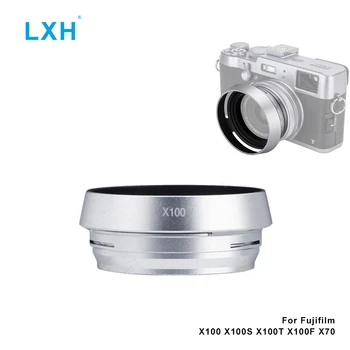LXH Фотоапарат Метална сенник за обектив Обектив Винт Камери 49 мм Преходни Пръстен За Fuji Fujifilm X7/X100/X100S/X100T/X100F Заменя LH-X100