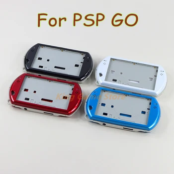 10 комплекта, пълен комплект корпус, калъф за PSP Go, Многоцветен подмяна на корпуса с бутони, комплект за PSPGO