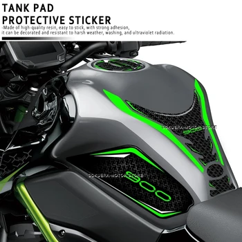 Аксесоари за мотоциклети 3D стикер на накладку на резервоара от смола, стикер на наколенник за Kawasaki Z900 Z 900