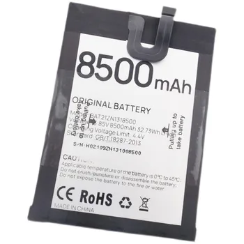 100% оригинална батерия за BAT21ZN1318500 Батерия 8500mAh за батерията на мобилния телефон DOOGEE S86
