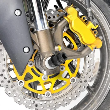 2 Бр. Инструмент за мотоциклети: 1 бр. шестостенни адаптер за предното колело 3/8 инча и 1 бр. Регулируеми инструмент за запечатване на вилици 39 мм-50 мм