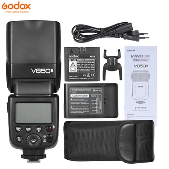 Godox V850II GN60 Вградена Безжична X-система 2.4 G 1/8000 s HSS За камерата Светкавица Speedlite на Canon, Nikon, Pentax Olympas