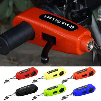 Брави за мотопеди против кражба Мотоциклетни Grip Lock Заключващо устройство за управление на Педала на газта Защитен Аксесоар за скутери
