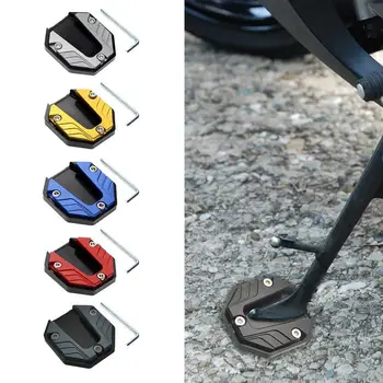 Удължителен кабел за краката страничен багажник мотоциклет, основа от алуминиева сплав, устойчива на плъзгане стълбовете за мотоциклети с един удар