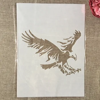Формат А4 29 см Орел Граблива птица Многостенни листове за diy Стенни картини за Оцветяване за албуми, Щамповане на Албум Декоративен модел