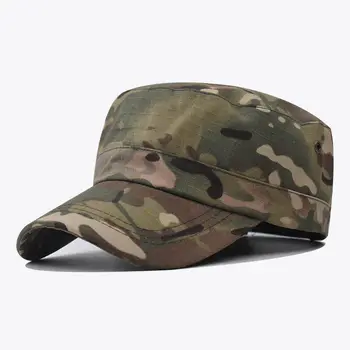 Плоски шапки за възрастни, на улицата камуфляжные военни шапки, ежедневни слънчеви шапки