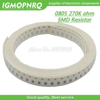 300шт 0805 SMD Резистор 270K Ω Чип-резистор 1/8 W 270K Ти 0805-270K