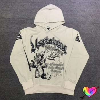 Hoody с качулка Vertabrae Еад каки За мъже и жени, hoody с качулка Vertabrae, пуловери Оверсайз, Свитшоты Nothing Without It
