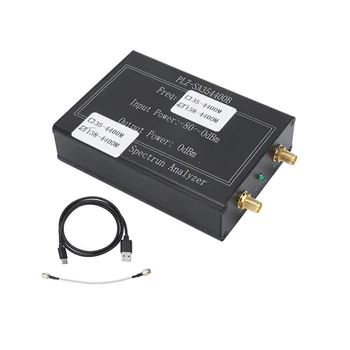 Портативен анализатор на спектъра честота 138-4400 Mhz Лесно управление сензорен контрол, 4 режима на ръчно спектрален анализатор