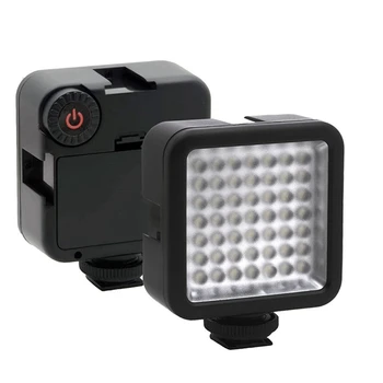MOOL Bright LED Video Light 49 Led Camera Jpeg Dimmable Преносим Светлинен Панел на Камерата с Регулируема Яркост За Canon, Nikon, Sony И Други DLSR