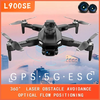 Снимка от въздуха с Мини Квадрокоптер L900SE GPS безпилотен самолет С Камера Професионален Дрон 4K ESC HD Камера 5G WIFI FPV Бесщеточный Двигател