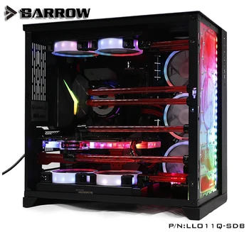 Набор от дистрибутивных плочи Barrow се Използва за динамичен компютърен корпус на LIAN LI O11/Комплект за блок CPU и GPU / Вместо резервоар A-RGB LED