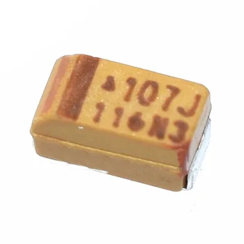 10шт A 3216 100 uf 6.3 V 6V3 107 107J SMD кондензатор танталовый