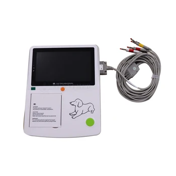 САЙ-W002 Преносим ветеринарен апарат за ЕКГ животни Медицински Ветеринарен лекар на Цената на 3-канален устройство за ЕКГ