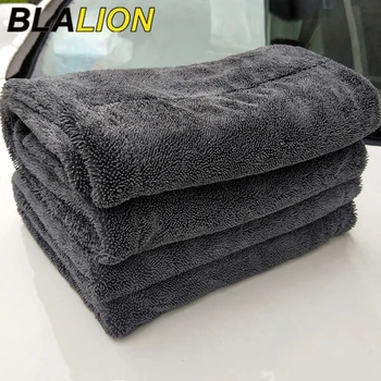 Кърпа за автомивка BLALION 1200GSM Двустранни кърпи Суперпоглощающее кърпа за сушене на части колата Парцал Аксесоари за почистване на автомобили