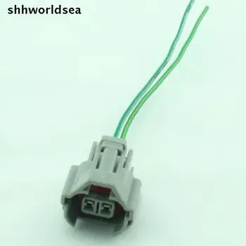 shhworldsea 4/15/50/100 комплекти 2pin водоустойчив авто електрически конектор, изход за авто икономия на инжектори