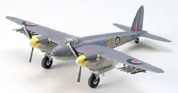 Tamiya 60747 Комплект модели бомбардировачи в мащаб 1/72 от Де Хавиланд Mosquito FB Mk.VI/NF Mk.II Изграждането на модели на