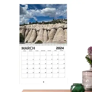 Календар Nature's Dicks в 2024 година, Забавен Календар, Шега, подарък Стенен календар Dicks Of Nature в 2024 година, Месечен план за записи