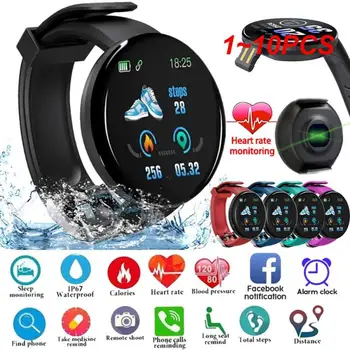 1-10 бр. Цифрови led електронни смарт-ръчни часовници, умен-спортни часовници, Bluetooth-съвместим монитор на сърдечната честота, проследяване на кръвното налягане, фитнес-тракер