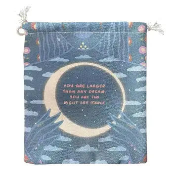 Чанта За съхранение на Карти Таро Чанта От съвсем малък За Карти Таро Оракул Чанти За Таро И Подсумки Единство на Небето И Земята