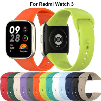 Каишка за часовник Redmi Watch 3 Оригиналът на каишка за умни часовници силиконови гривни за Xiaomi Redmi3 Аксесоари Каишка Correa