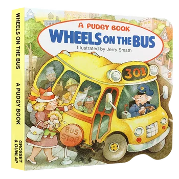 MiluMilu The Wheels On the Bus Родител-дете на Детска Книжка С картинки Palm Оригинални Английски книги