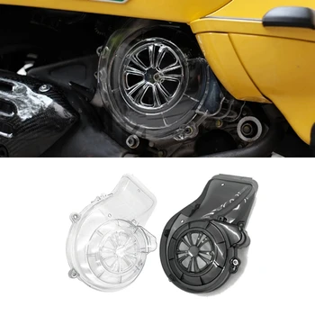 Акрилен капак на вентилатора на мотоциклет, странична защита на двигателя за Vespa Sprint Primavera 50 150 2013-2022