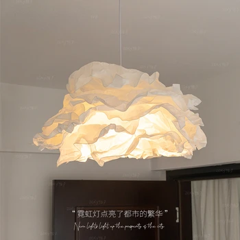 Тиха Книжен Полилей в Японски стил Средновековна Епоха Creative Cloud Room Спалня, Кабинет Ретро Лампи
