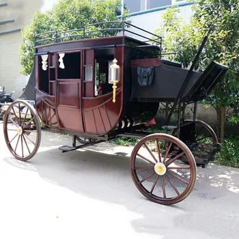 Електрическа сватбена карета за коне OEM Royal Bridal Dutch за продажба, запряженная коне, Каруци специален транспорт