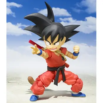 Горещи Bandai S. H. Figuarts Dragon Ball son Goku -Невинен Кандидат - Версия 10 см Pvc МИКРОВЪЛНОВА Аниме Фигурки Модел за Събиране на Играчки