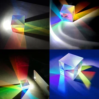 Оптични хроматични шестоъгълник призми, Спектроскопические призми, стъклен куб за домашен декор