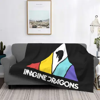 Одеяло с логото на Imagine Dragons Transcend, спално бельо за дома, калъф за дивана, на специална декодировка на мека мебел за дома