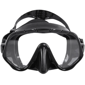 Маска за гмуркане, с идеално преглед, маска за гмуркане Силиконови очила за плуване с маска и шнорхел R66E
