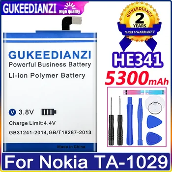 Батерия GUKEEDIANZI 5300 mah HE341 за батерии на Nokia 2.1 TA-1080 TA-1029