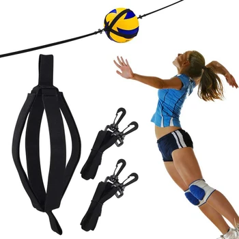 Регулируемо оборудване за волейбол, симулатор за волейбол, еластичен колан за начинаещи, който подобрява настройка на подаване при игра