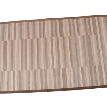 Рециклирани Дървен Фурнир Орех Stripe E. V. Technology Дървен Фурнир за мебели Home Decor E. V. 60x250 см с Флисом Кафяв цвят