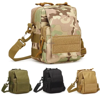Тактическа чанта на рамото за лов, къмпинг, туризъм, преносима чанта Molle за бойна подготовка, военно-спортна лека чанта