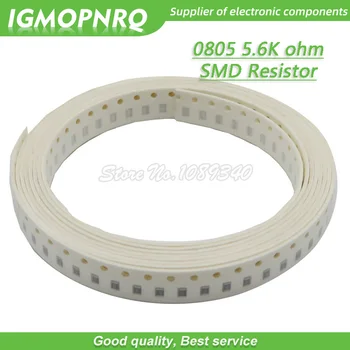 300шт 0805 SMD Резистор 5.6 K Ω Чип-резистор 1/8 W 5.6 K 5K6 Ти 0805-5.6 K