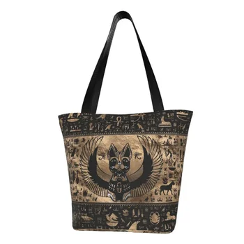 Египетски чанта за пазаруване в Египет, дамски холщовая чанта през рамо, модел Египет, Древен Египет