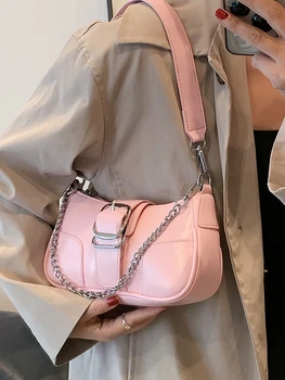 Дизайнерска чанта за възрастните хора, жените чанта 2023 г., нова-популярната чанта през рамо, чанта за подмишниците на едно рамо