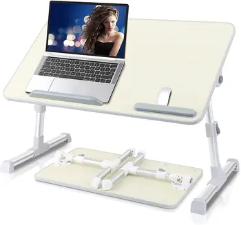 Мултифункционална маса за лаптоп, Преносим регулируема поставка за лаптоп, работно бюро, Сгъваема легло, маса за легла, диван, шкаф за чаено сервировочного маса