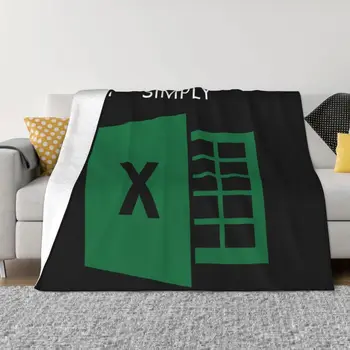 I Simply Excel на Microsoft Excel 01 Одеяло Чаршаф за легло, Спално бельо от микрофибър Пътна Ръчна пране