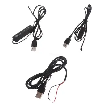 За употреба на закрито USB захранващ кабел за запояване със собствените си ръце със светодиодни лампи, 5 и феновете Dropship