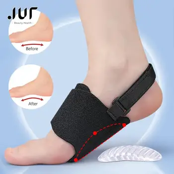 Супинатор, поддържащи стелки, на ръкавите за корекция на плоскостопия, възглавница с висок свод на стъпалото, улесняваща болка при подошвенном фасциите, Ортопедични подложки за краката