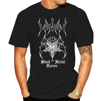 Мъжки тениска Watain Black Metal Terror Tee Xx-Голяма черна тениска голям размер 847191055934