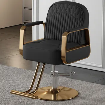Салонные фризьорски стол за педикюр, ергономична въртяща се фризьорски столове за спа процедури за лице, козметични търговски мебели за интериора на Silla Barberia SR50BC