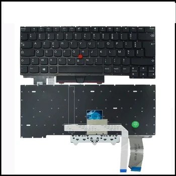 Френска клавиатура AZERTY FR за лаптоп Lenovo ThinkPad keyboard T490S T495S T14S