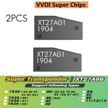 VVDI суперчип XT27A01 XT27A66 транспондер за ID46/40/43/ 4D/8C/8A/T3/47 за VVDI2 инструмент за мини-ключове VVDI